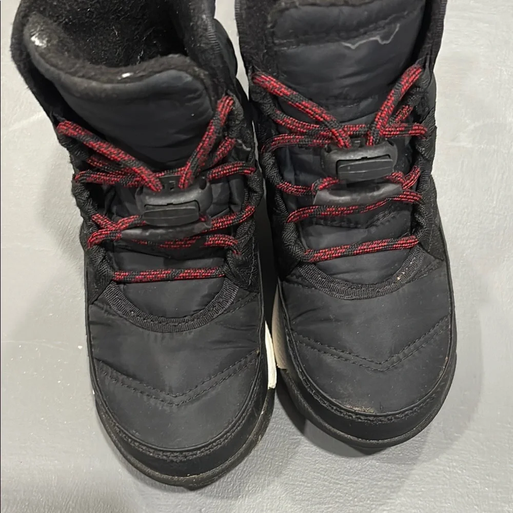 Boys Sorel Boots Winter Black Warm